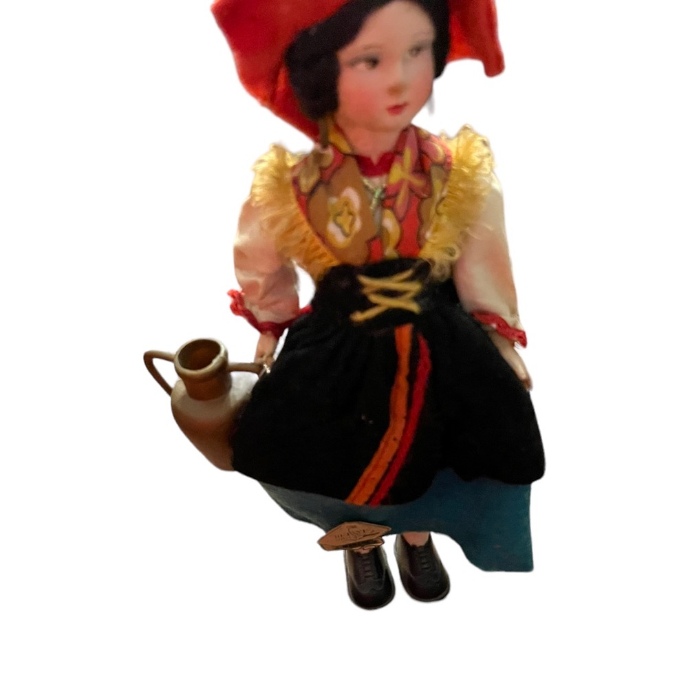 Magis Roma Italian Costume Doll International Collectable Doll 8.5” Vintage